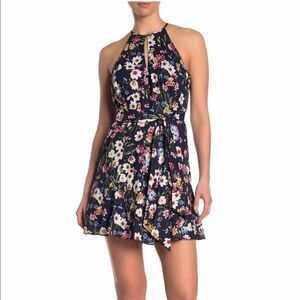 Parker cosmic daisy halter mini dress size XS